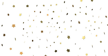 XMAS A gray whirlwind of golden snowflakes and stars. New (PNG transparent)