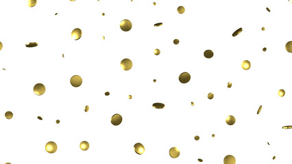 gold confetti