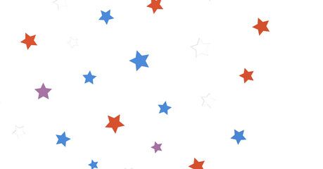 colorful Festive christmas card. Isolated illustration white background. -