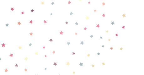 The XMAS stars are a colorful addition to any festive decoration, with a stars background that features sparkle lights confetti falling.