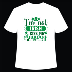 St. Patrick's Day Shirt Design Print Template, Lucky Charms, Irish, everyone has a little luck Typography Design