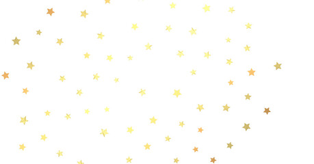 XMAS Stars - stars. Confetti celebration, Falling golden abstract decoration for party, birthday celebrate, - PNG transparent