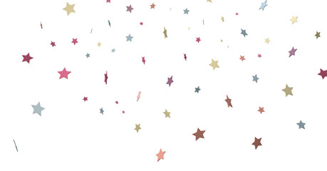 XMAS Stars - colored stars - png transparent