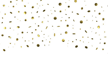 Gold Confetti Glitter Overlay