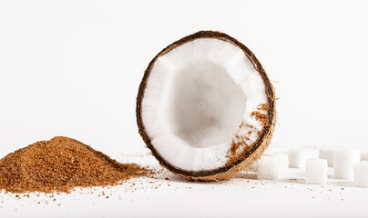 Coconut sugar as alternative to white beet refined sweet