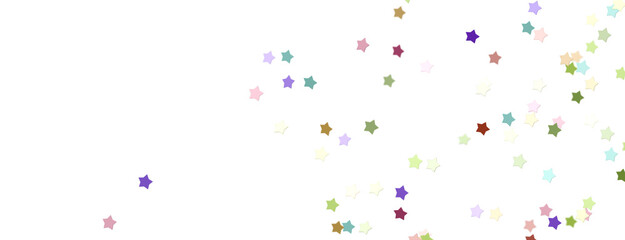 colorful XMAS Stars - A whirlwind of golden snowflakes and stars. New png transparent