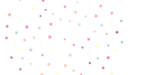XMAS colored stars -