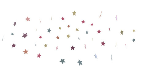 colorful Holiday decoration, glitter frame isolated -