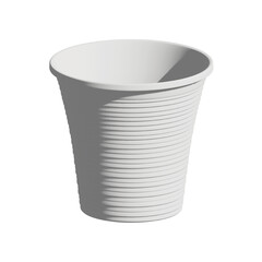 white plastic cup