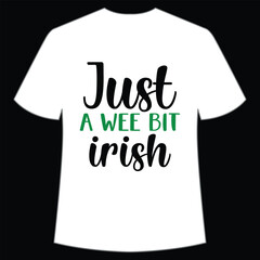 St. Patrick's Day Shirt Design Print Template, Lucky Charms, Irish, everyone has a little luck Typography Design