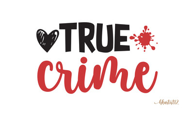 True crime SVG.