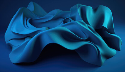 abstract blue background with waves