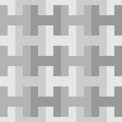 Obraz premium Seamless surface pattern design with chaine homme tiles ornament. Oriental traditional ornamentation with repeated letter shapes. Ancient mosaic wallpaper. Puzzle motif. Digital paper. Vector art.