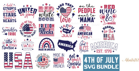 4th of July Craft design Bundle.