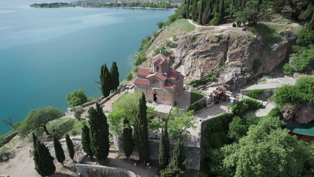 Church of St. John the Theologian -at Kaneo, Ohrid, Macedonia