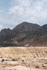 nisyros stefanos volcano crater mouth mountains active greek greece