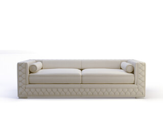 classic 3d sofa on the white background