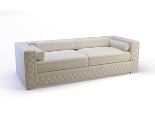 classic 3d sofa on the white background