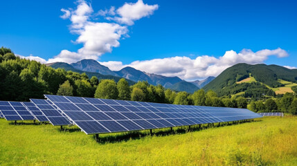 Solar Panels in the Mountains