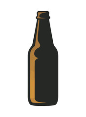 beer bottle icon for celebration