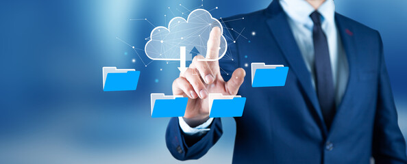 File transfer protocol or FTP digital system for transferring documents. Files receiver and...