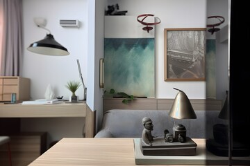 modern living room , generative ai