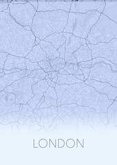 London England capital modern city map design