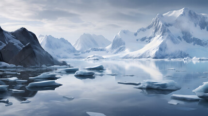 Icy Wonderland: Captivating Frozen Landscape