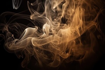 Abstract smoke background. Ai generative.