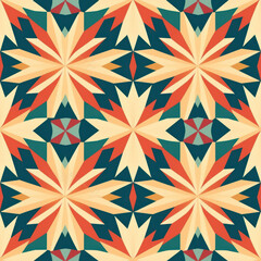 abstract pattern with flowers. seamless