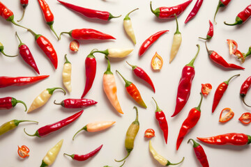 Hot red chili or chilli pepper
