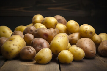 a bunch of potatos