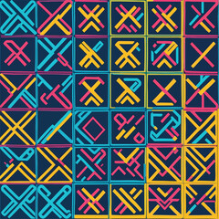 Neon Colored Pattern