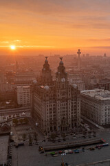 Fototapeta premium Liverpool Sunrise