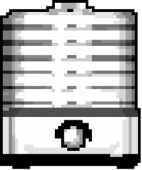 snack dehydrator food game pixel art retro vector. bit snack dehydrator food. old vintage illustration