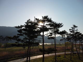 Obraz premium 황산공원