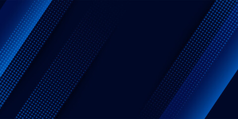 Technology futuristic background striped lines with light effect on blue background. Space for text