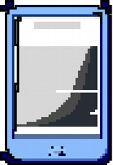 electronic ebook reader game pixel art retro vector. bit electronic ebook reader. old vintage illustration