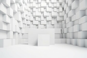 White abstract background or backdrop. Graphic resource for design, blank for the designer. AI generated, human enhanced