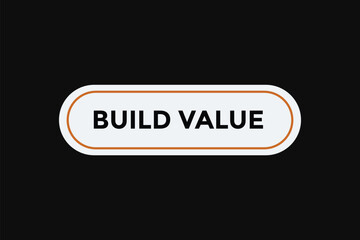 Fototapeta na wymiar Build value impossible button web banner templates. Vector Illustration
