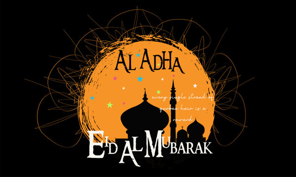 eid al adha brush effect background, Eid Al-Adha Greeting Card Colorful Rays Background, Eid ul-Adha mubarak. Kurban Bayrami, Kurban Bajram muslim festival of sacrifice