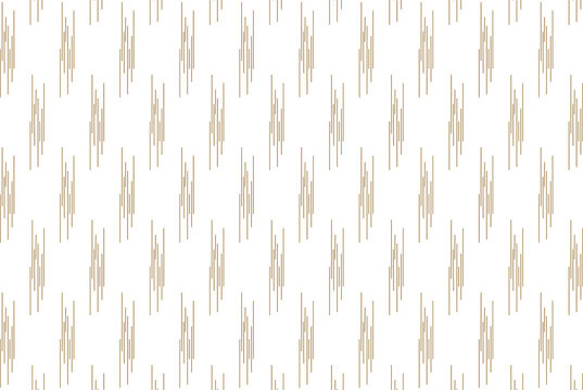 Geometric of pattern. Design of irregular lines gold on white background. Design print for illustration, textile, texture, wallpaper, background. Set 1