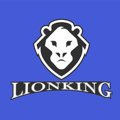 Lion logo design premium vector