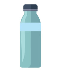 Organic bottle icon with clean design
