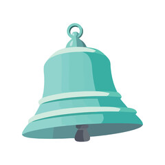 handbell on white background