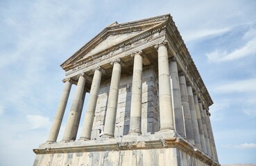 Obraz premium Armenia's Garni Temple, the only surviving Greco-Roman colonnaded structure within the former Soviet Union