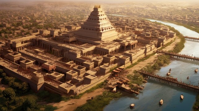 Ancient Mesopotamia, Mesopotamian civilizations formed on the banks of the Tigris and Euphrates rivers in what is today Iraq and Kuwait, Generative AI