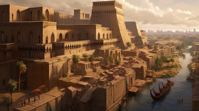 Ancient Mesopotamia, Mesopotamian civilizations formed on the banks of the Tigris and Euphrates rivers in what is today Iraq and Kuwait, Generative AI