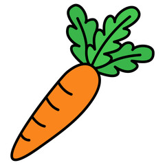 illustration of a carrot