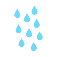 water drop cartoon for graphic design element